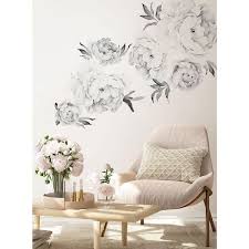 Blushing Peonies Vinyl Wall Sticker