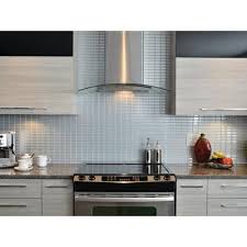All tile backsplashes can be shipped to you at home. Smart Tiles 6 Pieces 10 Inch X 10 63 Inch Peel And Stick Stainless Mosaik Home Depot Canada Smart Tiles Stainless Backsplash Backsplash