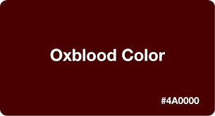 Oxblood Color Hex Code 4a0000