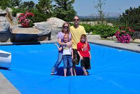 covering your pool for the winter