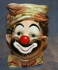happy hobo clown head vase ebay