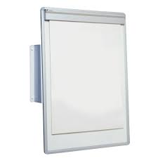 Wall Mounted Flip Chart Where You Stand Or Rail Is Required