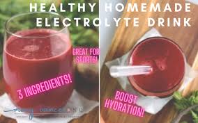 healthy homemade electrolyte drink