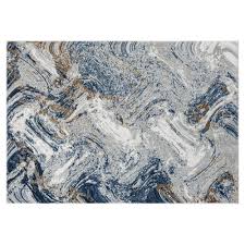 luxe weavers marble collection blue