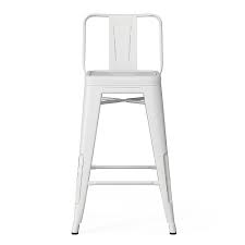 simpli home rayne 24 in distressed white metal counter height stool set of 2