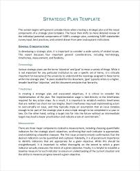 Simple Strategic Plan Template A Variety Of Diagrams Help You