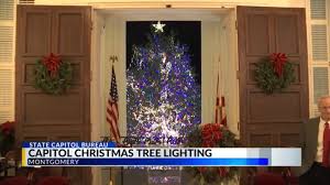 gov ivey lights capitol christmas tree