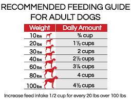 Victor Dog Food Feeding Chart Exploredogs Com