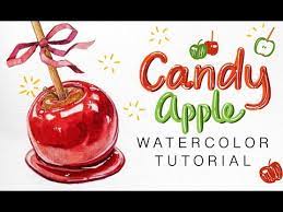 Watercolor Food Ilration Candy