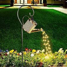 Watering Can With Lights Solar Lights