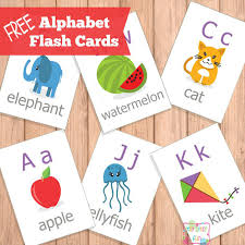 free printable abc flash cards