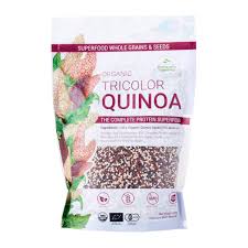 organic tricolor quinoa seeds nature