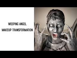 weeping angel makeup transformation