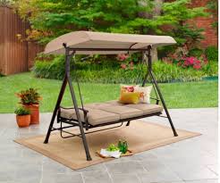 3 Person Patio Swing With Canopy In