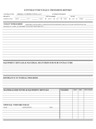 Daily Student Progress Report Template
