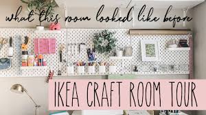 This is the ultimate list of ikea furniture desks and. Craft Room With Ikea Furniture 2020 Organization Meets Inspiration Showing You My Space Youtube
