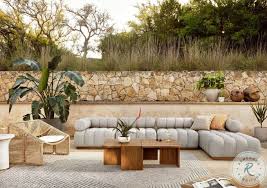 Four Hands Roma Outdoor Sectional Ottoman