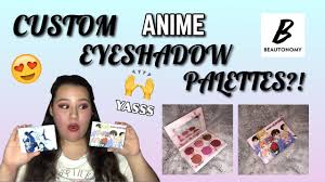 custom anime eyeshadow palettes