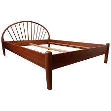 Danish Mid Century Queen Bed Frame By