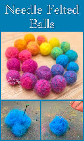 needle felted beads or