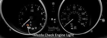mazda check engine light stays on
