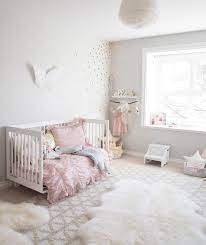 Pink And Grey Toddler Girl Bedroom
