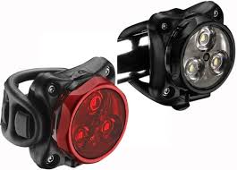 Lezyne Zecto Drive Led Front Headlight Rear Taillight Bike Bicycle Light Red For Sale Online