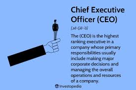 chief executive officer ceo what