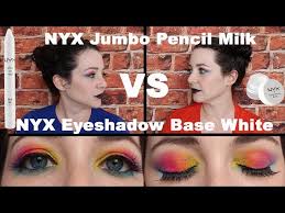 nyx jumbo pencil in milk vs nyx