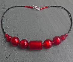 Red Murano Glass Necklace Murano