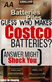 guess who makes costco batteries