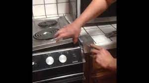 Ge jbs360rmss freestanding electric range oven. How To Remove Built In Drop In Stove Range And Convert Cut For A Freestanding Stove Youtube