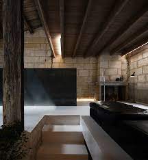 French Rustic Stone House Reveals The