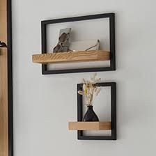 Yorkshire Wooden Wall Shelving Unit In