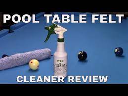 how to clean a pool table you