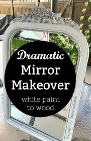How To Paint A Plastic Mirror Frame To