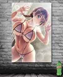 Sexy Japanese Art Poster Anime Cartoon Sushi Girl Model Banner Bikini  fandom | eBay