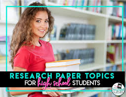 research paper topics for high