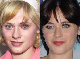 zooey deschanel before and after the