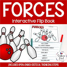 Forces Interactive Flip Book Southern Fried Teachin