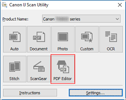 Canon ij scan utility is a free photography program that enables you to quickly scan photos and documents.developed by canon inc., this multimedia tool is a scanner software designed to work with canon printers and scanners. Canon Knowledge Base Ij Scan Utility Windows Creating Editing Pdf Files Tr8620