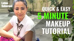 quick easy 5 minute makeup tutorial