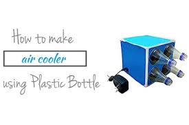 how to make air cooler with plastic bottles