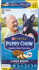 Puppy Chow Large Breed Chicken Flavor Formula Dry Dog Food 32 Lb Bag