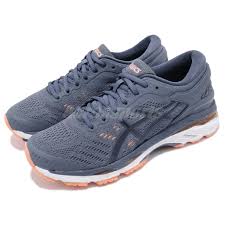 Details About Asics Gel Kayano 24 D Wide Smoke Blue White Pink Women Running Shoes T7a5n 5649