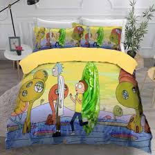 Rick And Morty 3d Printed Bedding Set 2