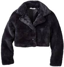 16 Rhinestone On Faux Fur Coat 36