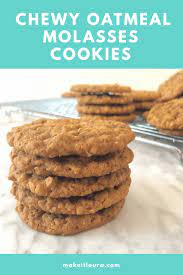 Amish Oatmeal Molasses Cookies gambar png