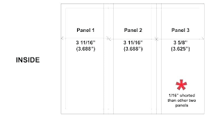 Roll Fold Template Brochure Layout 8pp Roll Fold Template