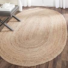 oval natural organic jute rug loom